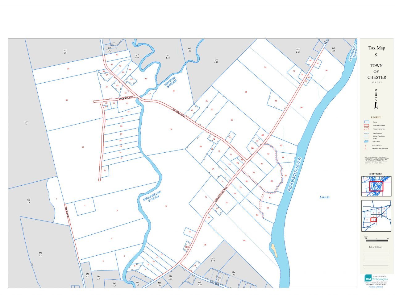 Tax Maps Town of Chester, Maine