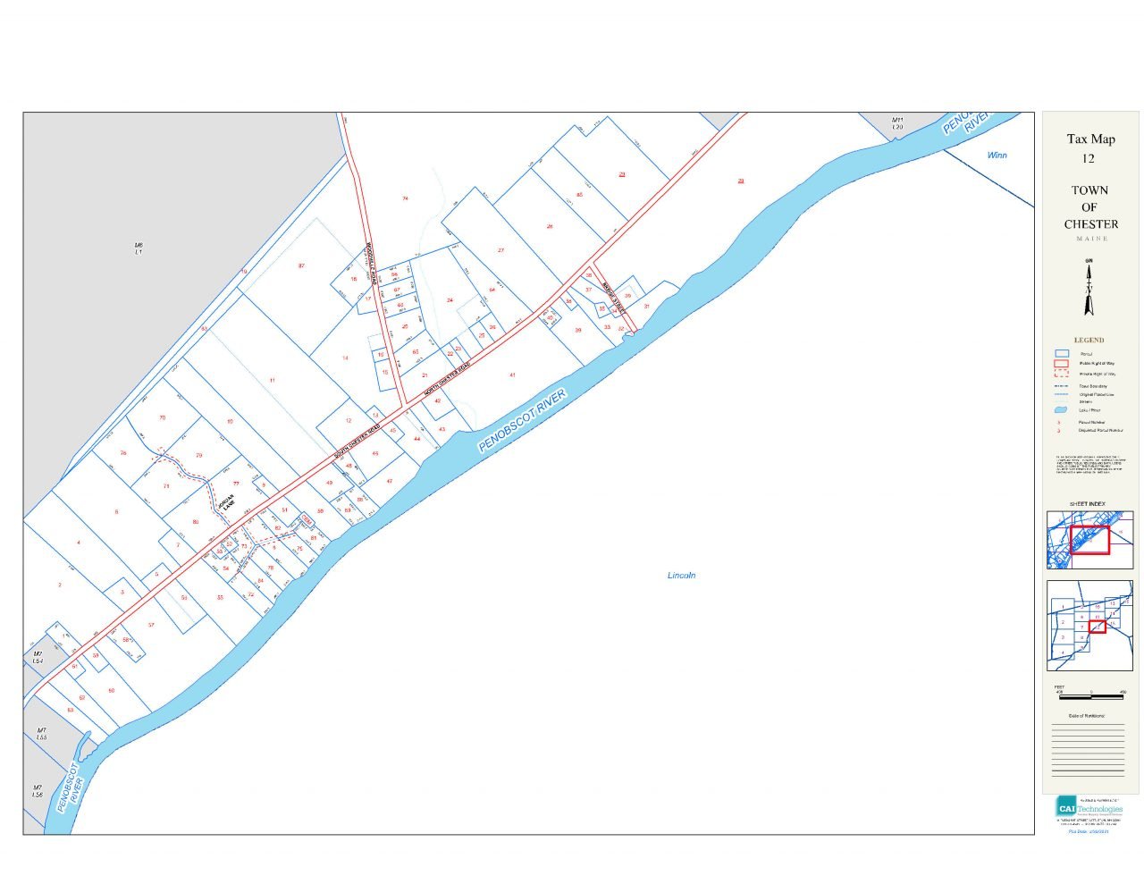 Tax Maps Town of Chester, Maine