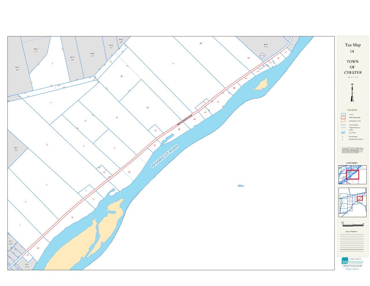 Tax Maps Town of Chester, Maine